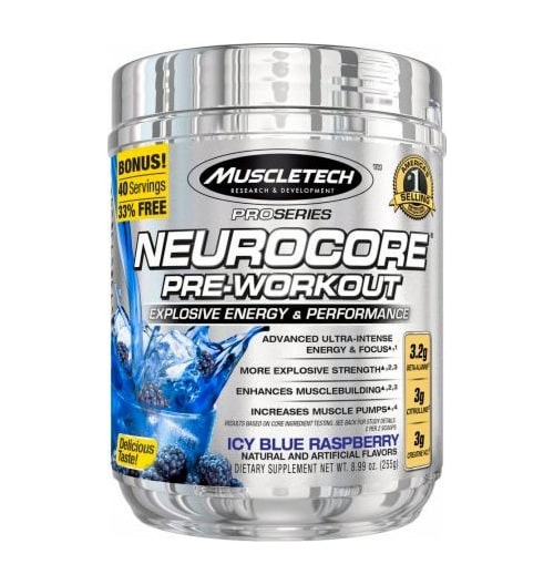 Neurocore Pro Series Pre-Workout, 50 дози