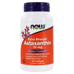 Astaxanthin 10 mg Extra Strength, 60 гел капсули