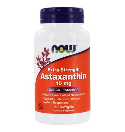 Astaxanthin 10 mg Extra Strength, 60 гел капсули