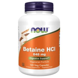 Betaine HCl 648 mg, 120 капсули