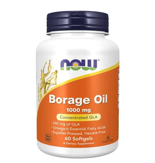 Borage Oil 1000 mg, 60 гел капсули