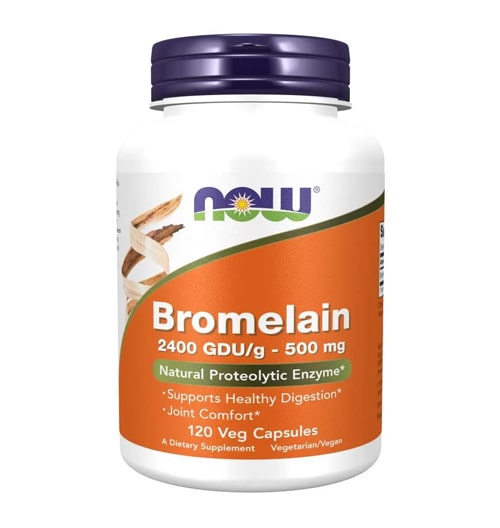 Bromelain 2400 GDU 500 mg, 60 капсули