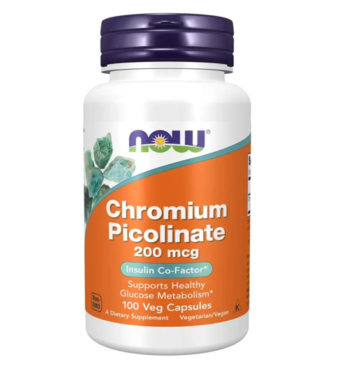 Chromium Picolinate 200 mcg, 100 капсули