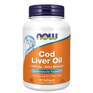 Cod Liver Oil 1000 mg, 90 гел капсули