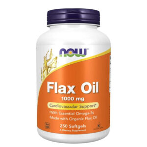 Flax Oil Organic 1000 mg, 250 гел капсули