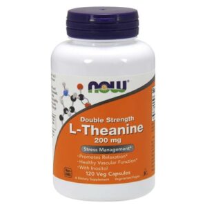 L-Theanine 200 mg Double Strength, 120 капсули