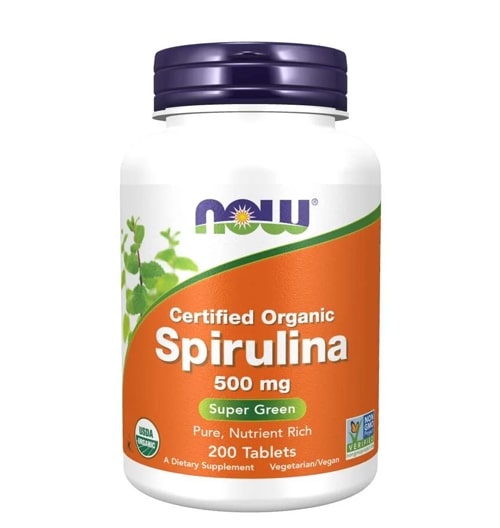 Spirulina 500 mg, 200 таблетки