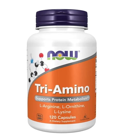 Tri-Amino /L-Arginine L-Ornithine L-Lysine , 120 капсули