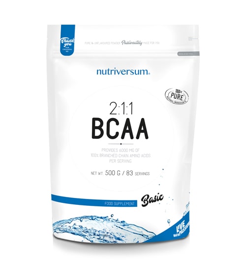 BCAA 2:1:1 Powder, 500 грама