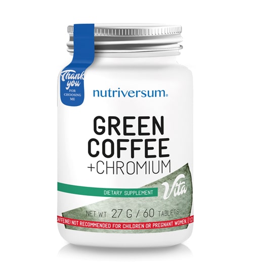Green Coffee + Chromium, 60 таблетки
