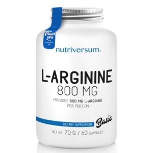 L-Arginine 800 mg, 60 капсули