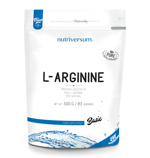 L-Arginine Powder | 100% Pure, 500 грама