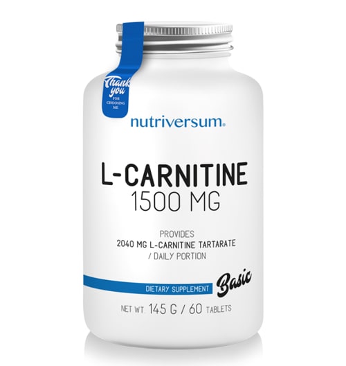 L-Carnitine 1500 mg, 60 таблетки
