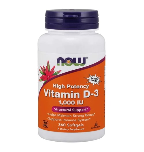 NOW Vitamin D3 1000
