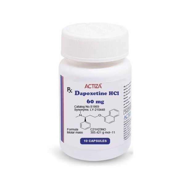 Dapoxetine HCL - 10 капс. х 60 мг.