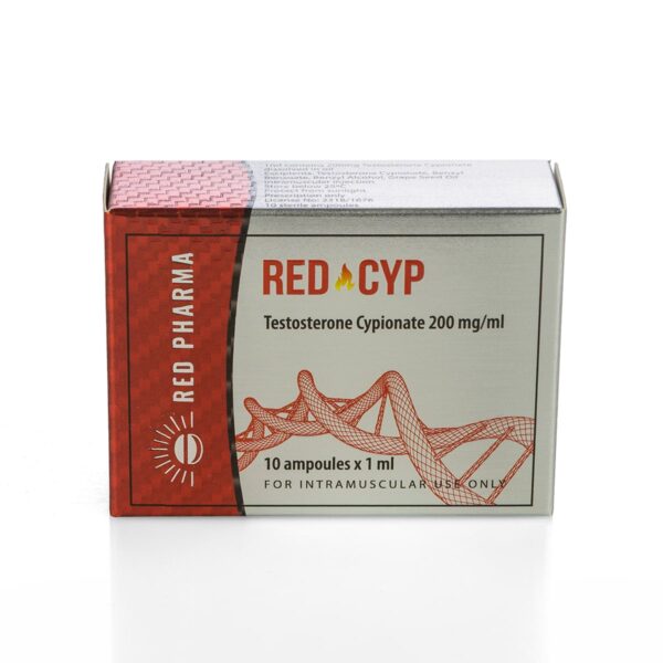 RED CYP (Testosterone Cypionate) – 10 амп. х 200 мг. - Image 4