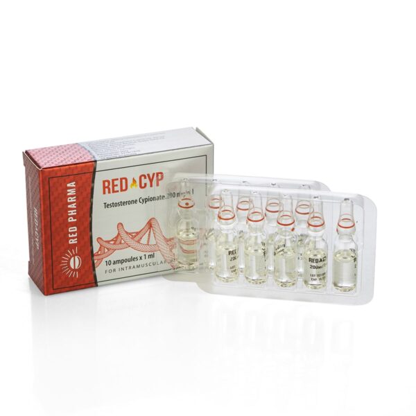 RED CYP (Testosterone Cypionate) – 10 амп. х 200 мг. - Image 2