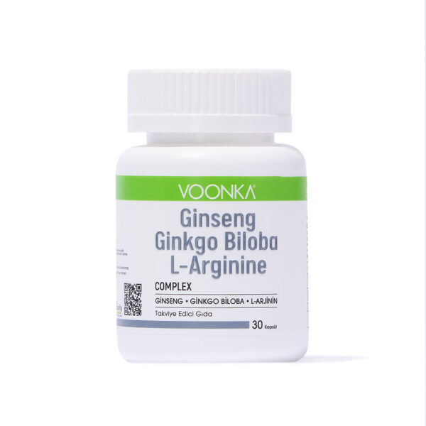Voonka Ginseng Ginkgo Biloba L-Arginine - 30 капс.