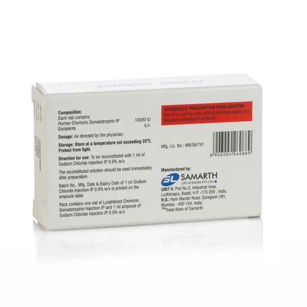 Chorionic Gonadotropin (аптечен индийски Прегнил) - 10 000 IU - Image 3