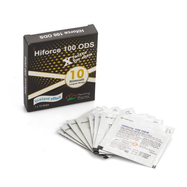 Hiforce 100 ODS (ленти за под езика силденафил) – 10 бр. х 100 мг. - Image 2