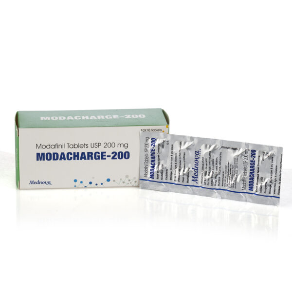 Modacharge-200 (Modafinil) - 10 табл. х 200 мг.